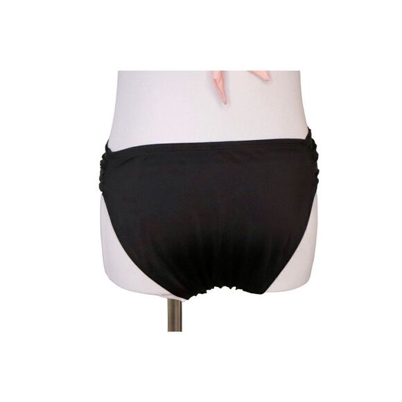 Mossimo Pink Black Halter Padded Bikini Swimsuit LARGE Swimwear Beach Retro‎ - Picture 4 of 13